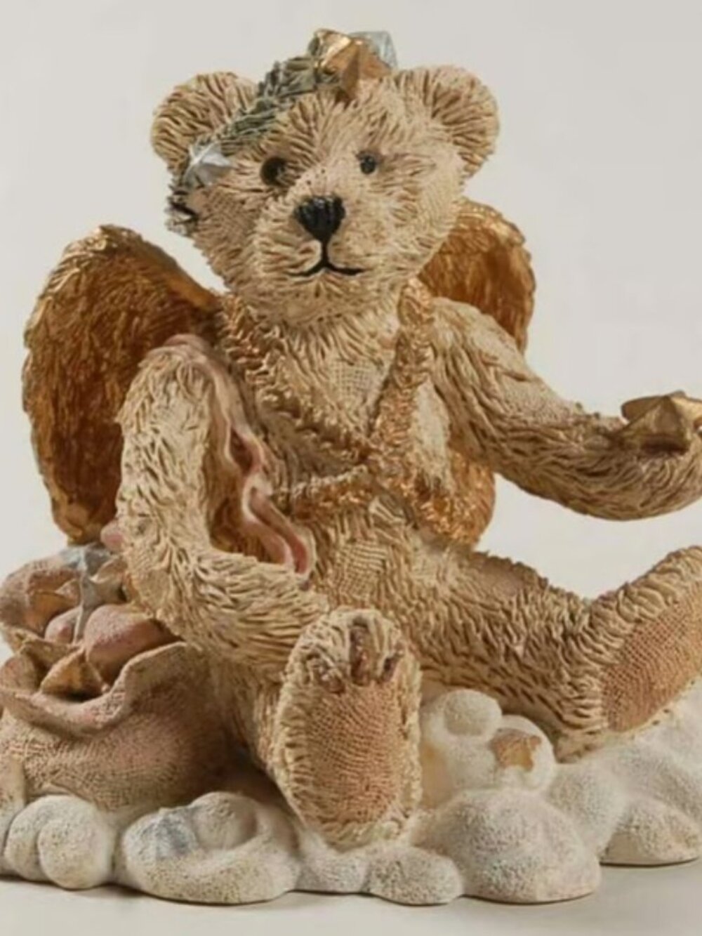 Clarence Angel Bear - 2029-11 - Bearstone Collection by Boyds Bears BOXED